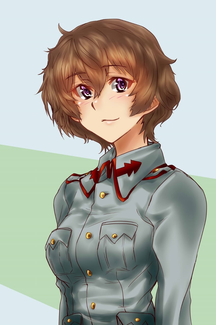 kohiyama noemi (girls und panzer and 1 more) drawn by suzuki_no_m