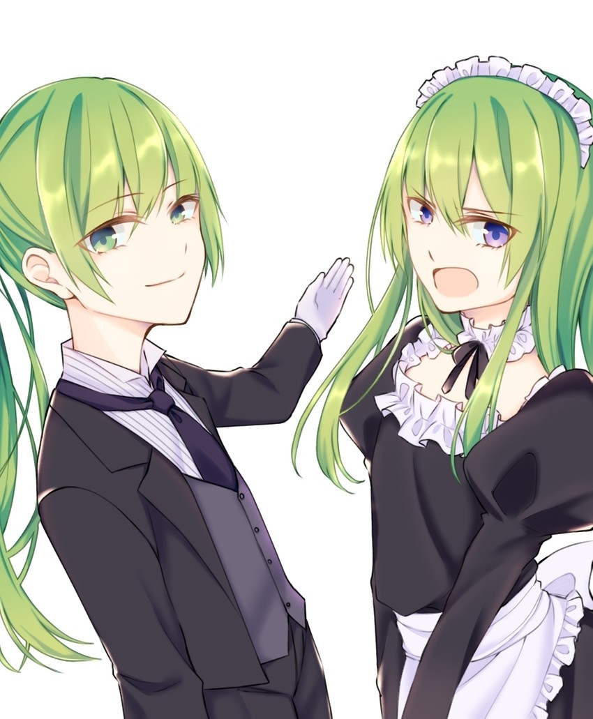enkidu and kingu (fate and 1 more) drawn by maru_(pixiv51714255)