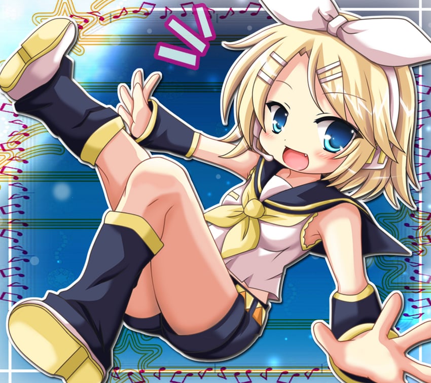 kagamine rin (vocaloid) drawn by taiga_joe