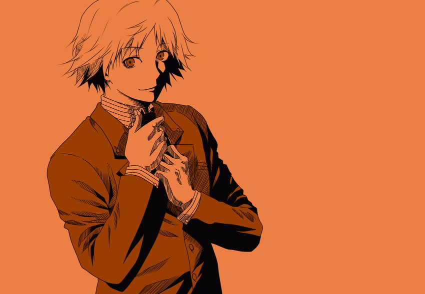 hanamura yousuke (persona and 2 more) drawn by uzu_hi