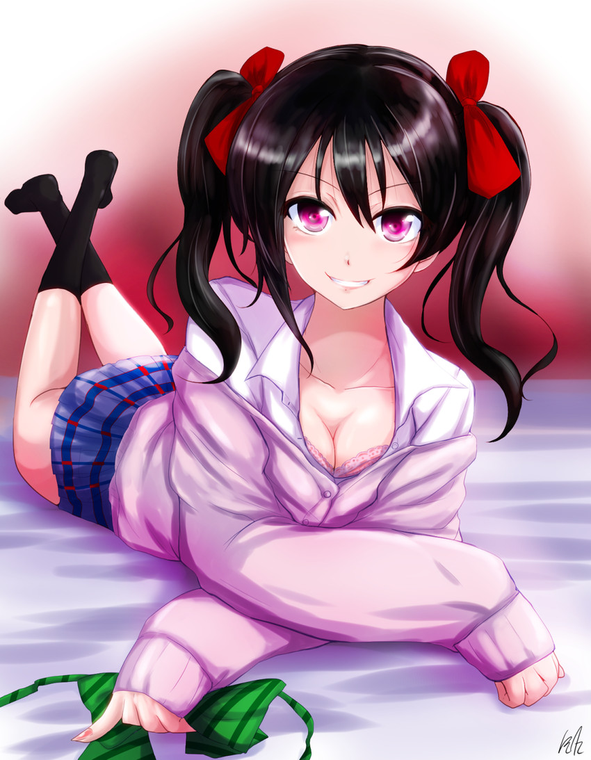 yazawa nico (love live! and 1 more) drawn by ibara_azuki