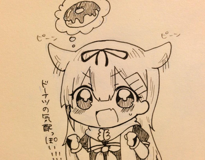 yuudachi and yuudachi kai ni (kantai collection) drawn by jako_(jakoo21)