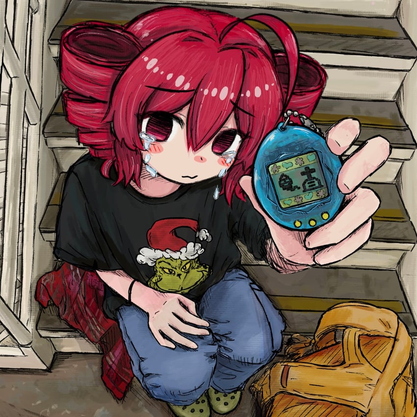 kasane teto, the grinch, and obaketchi (utau and 2 more) drawn by bubbacterial
