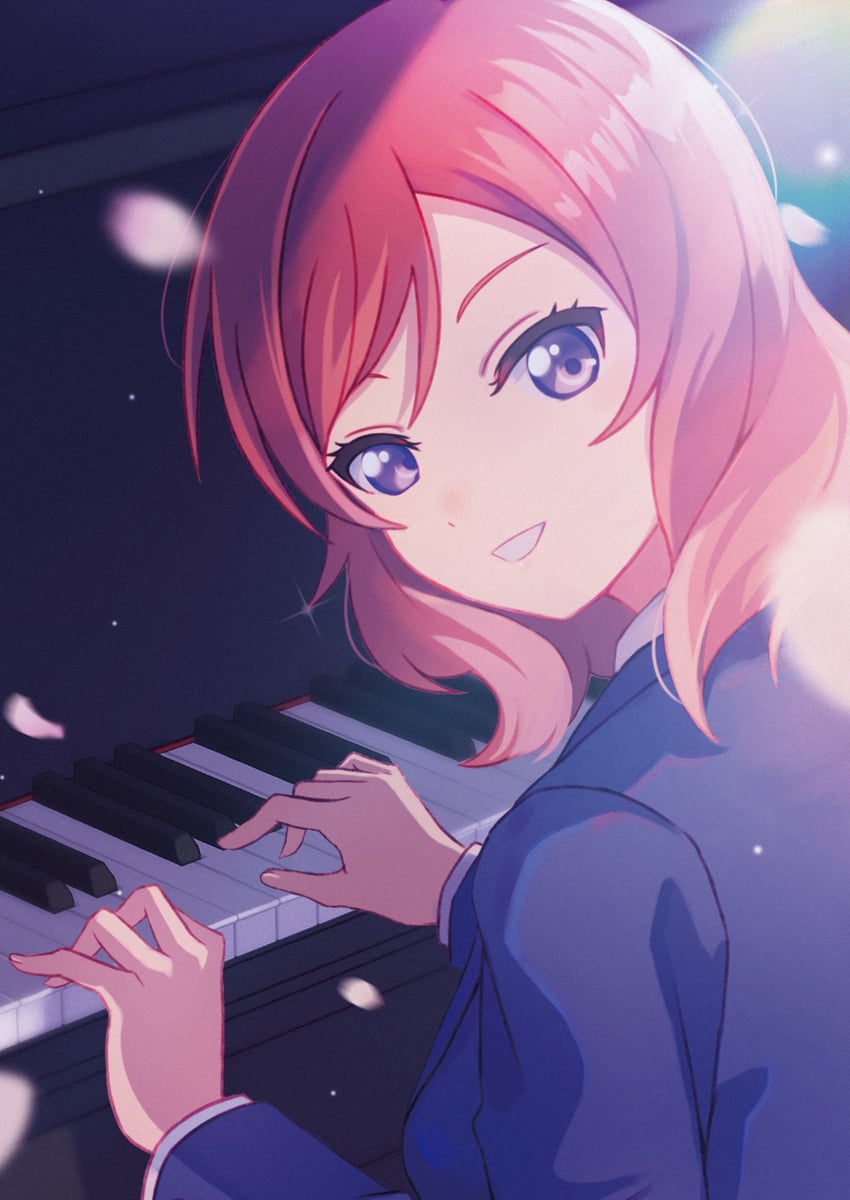 nishikino maki (love live! and 1 more) drawn by macken666