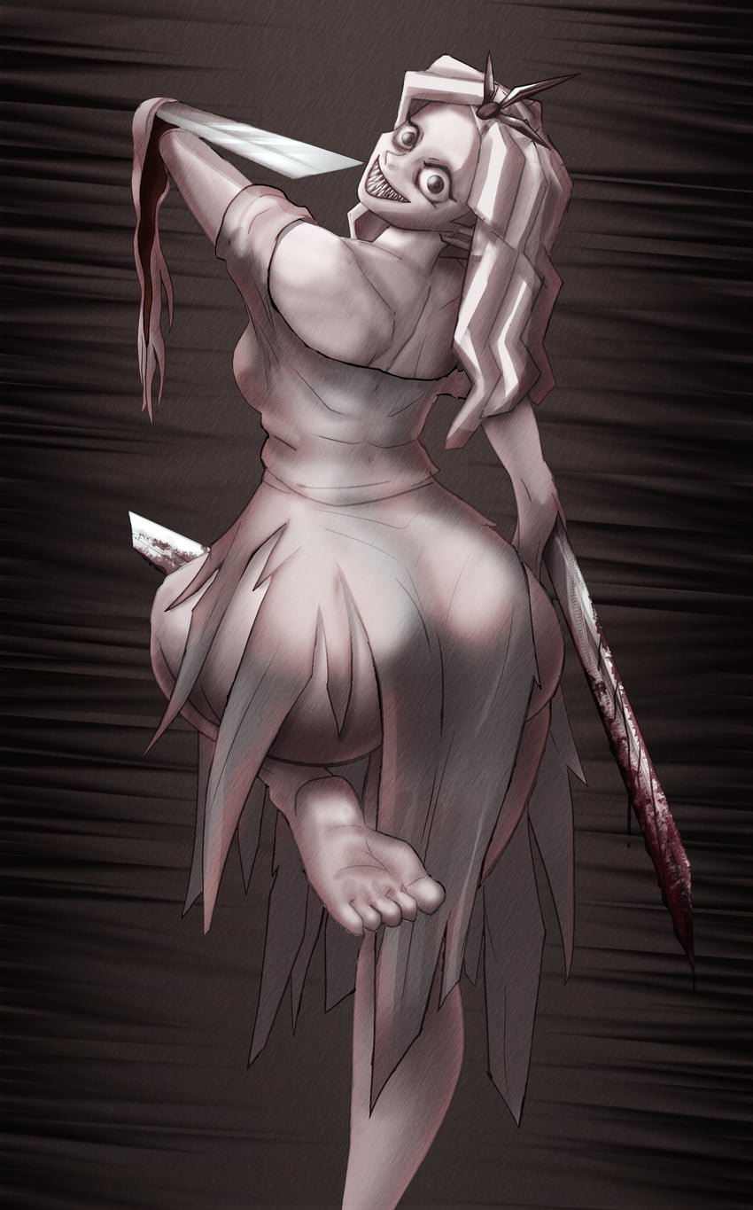 princess and the razor (slay the princess) drawn by evenworsefreak