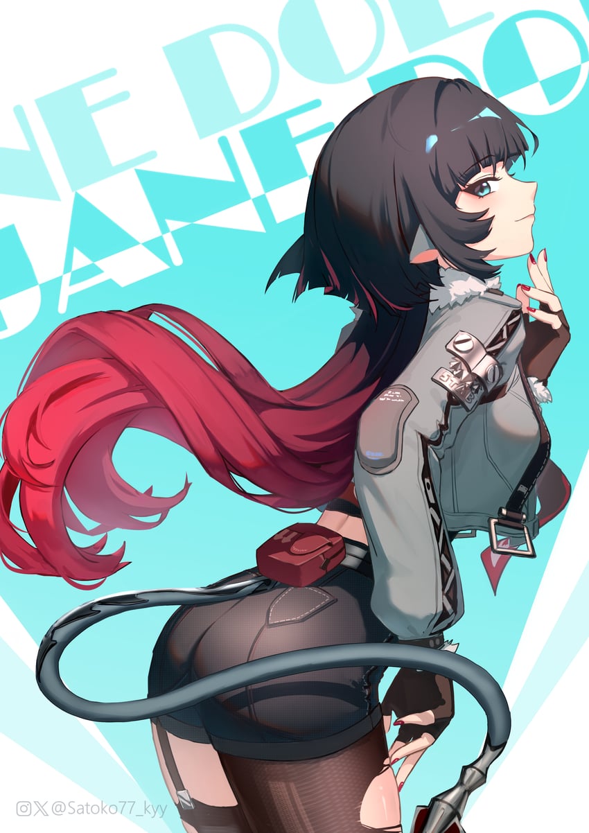 jane doe (zenless zone zero) drawn by satoko77