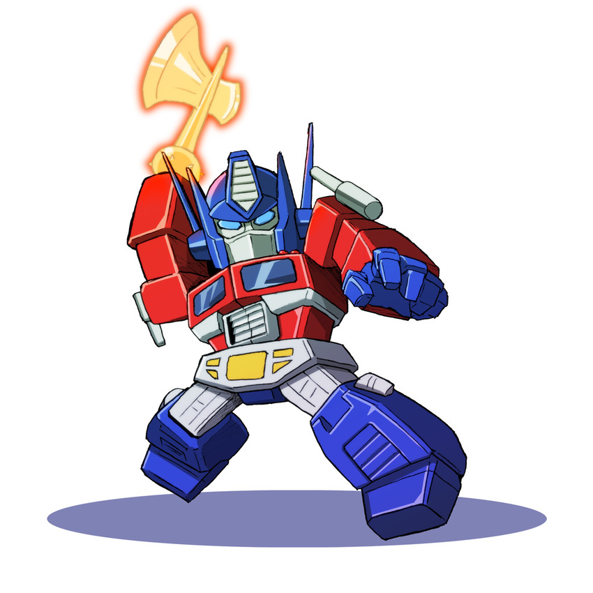 optimus prime (transformers and 1 more) drawn by ibuki_sakura_(sgw_v07)