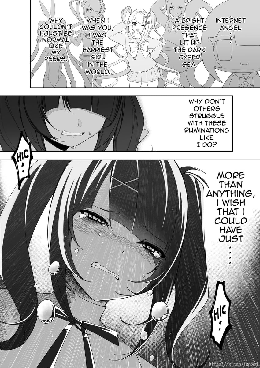 chouzetsusaikawa tenshi-chan and ame-chan (needy girl overdose) drawn by ixopod