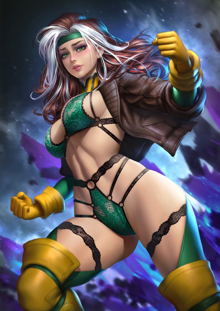 rogue (marvel and 1 more) drawn by neoartcore