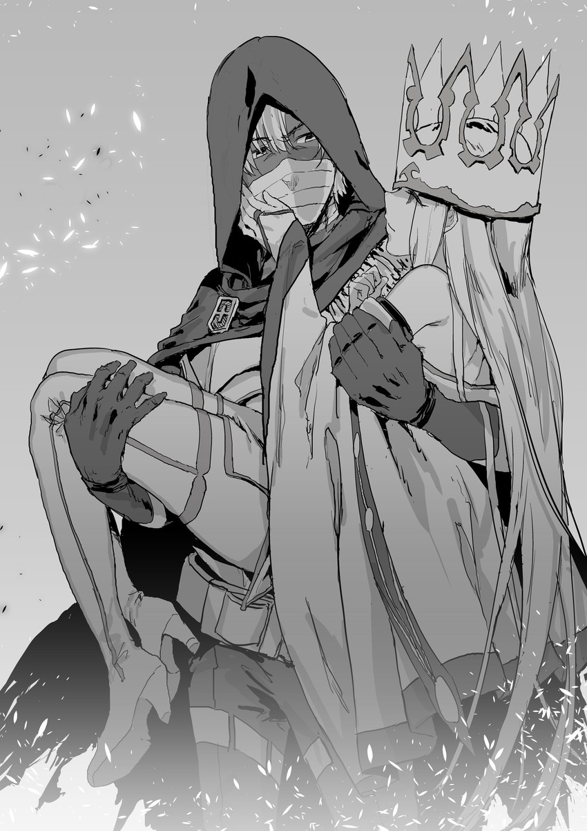 emiya kiritsugu and irisviel von einzbern (fate and 1 more) drawn by oosawara_sadao