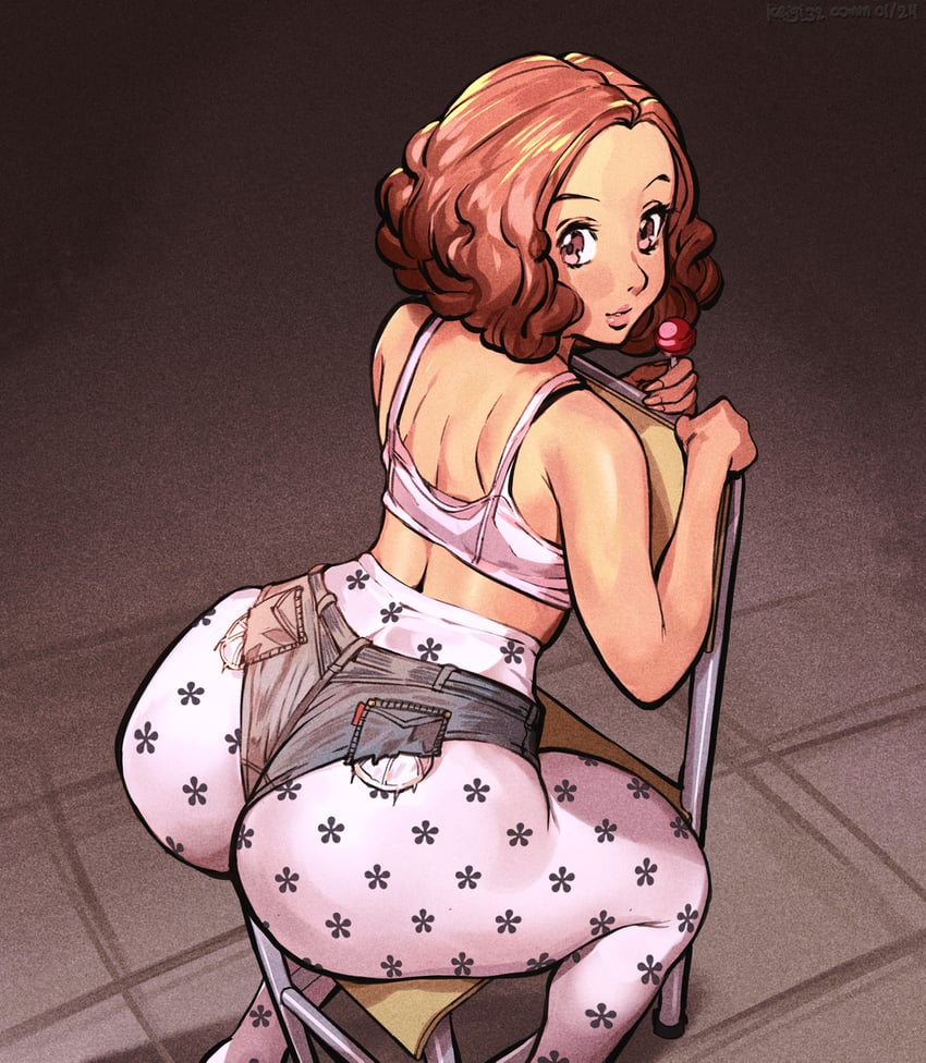 okumura haru (persona and 1 more) drawn by keigi