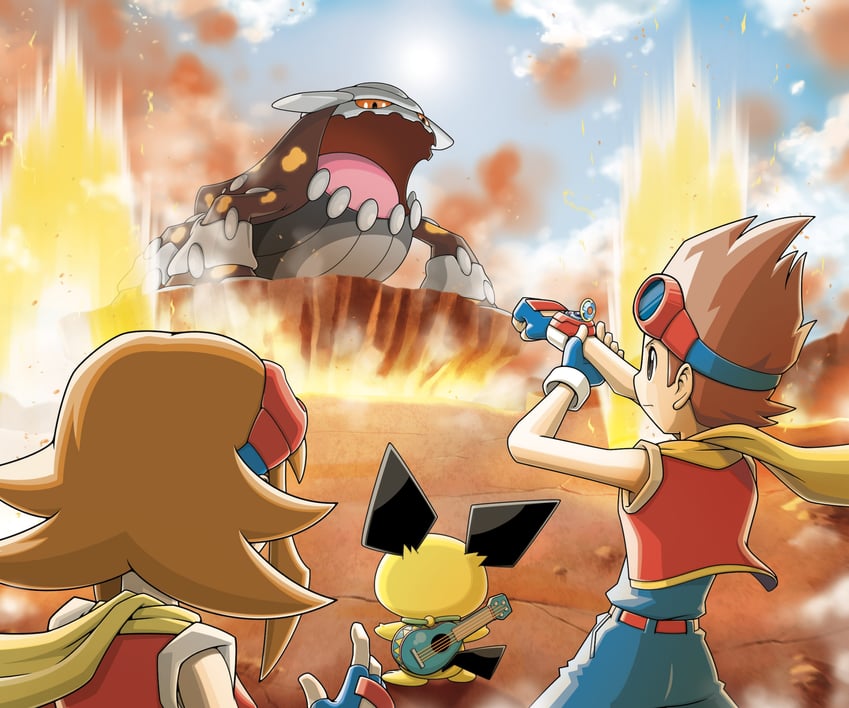 pichu, heatran, summer, ben, and ukulele pichu (pokemon and 2 more)