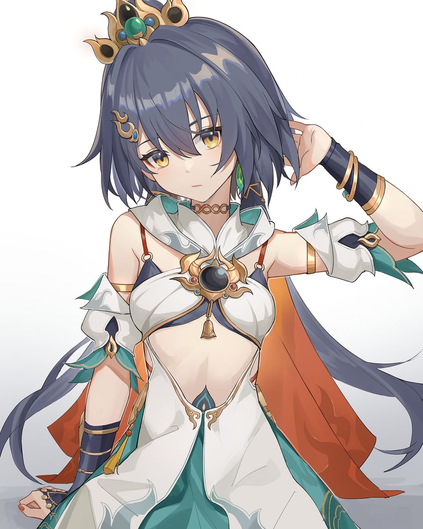 yunli (honkai and 1 more) drawn by chi-aaa