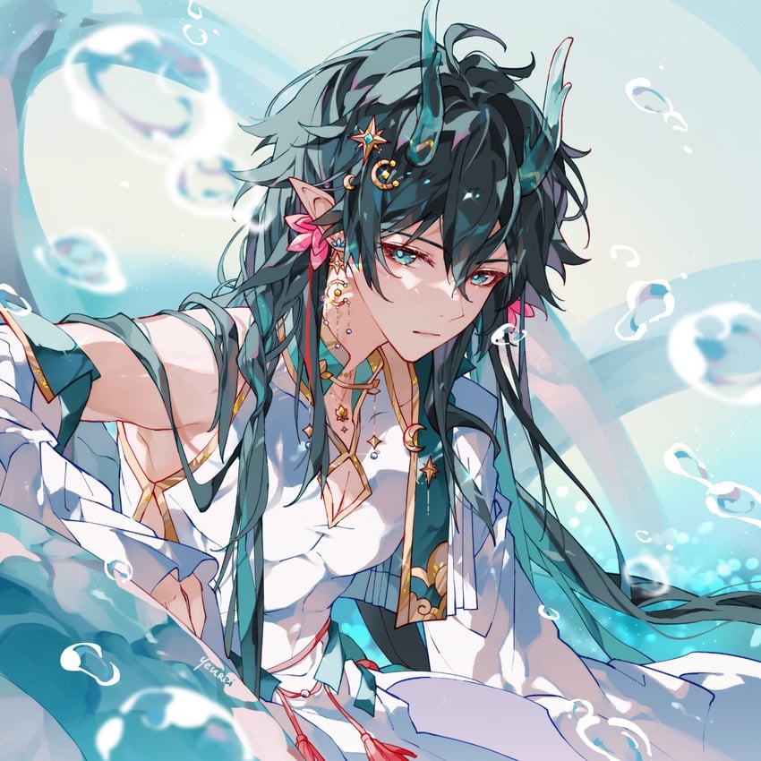 dan heng (honkai and 1 more) drawn by yeurei