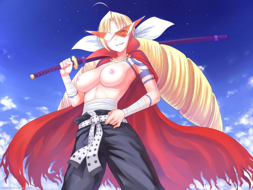 kamina and sernia iori flameheart (tengen toppa gurren lagann and 1 more) drawn by atomix