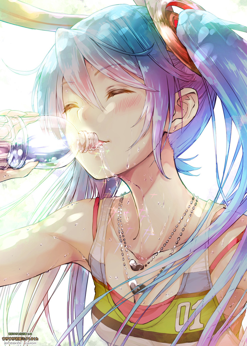 hatsune miku (vocaloid) drawn by ek_masato