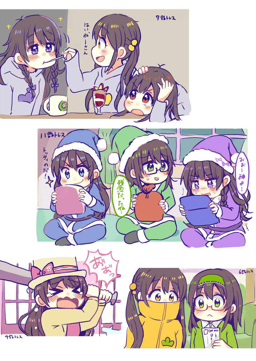 matsuno osomatsu, matsuno karamatsu, matsuno ichimatsu, matsuno jyushimatsu, matsuno choromatsu, and 1 more (osomatsu and 2 more) drawn by sakura_oriko