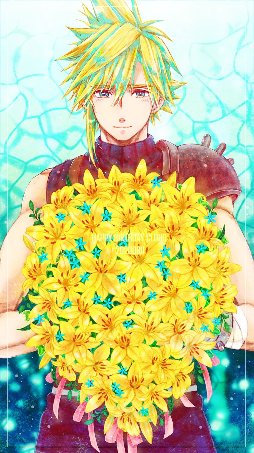 cloud strife (final fantasy and 1 more) drawn by 39cva