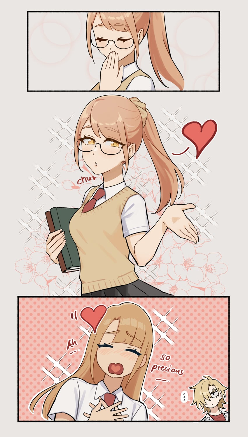 player character, whitney, and sydney (degrees of lewdity) drawn by ninjin_maqui