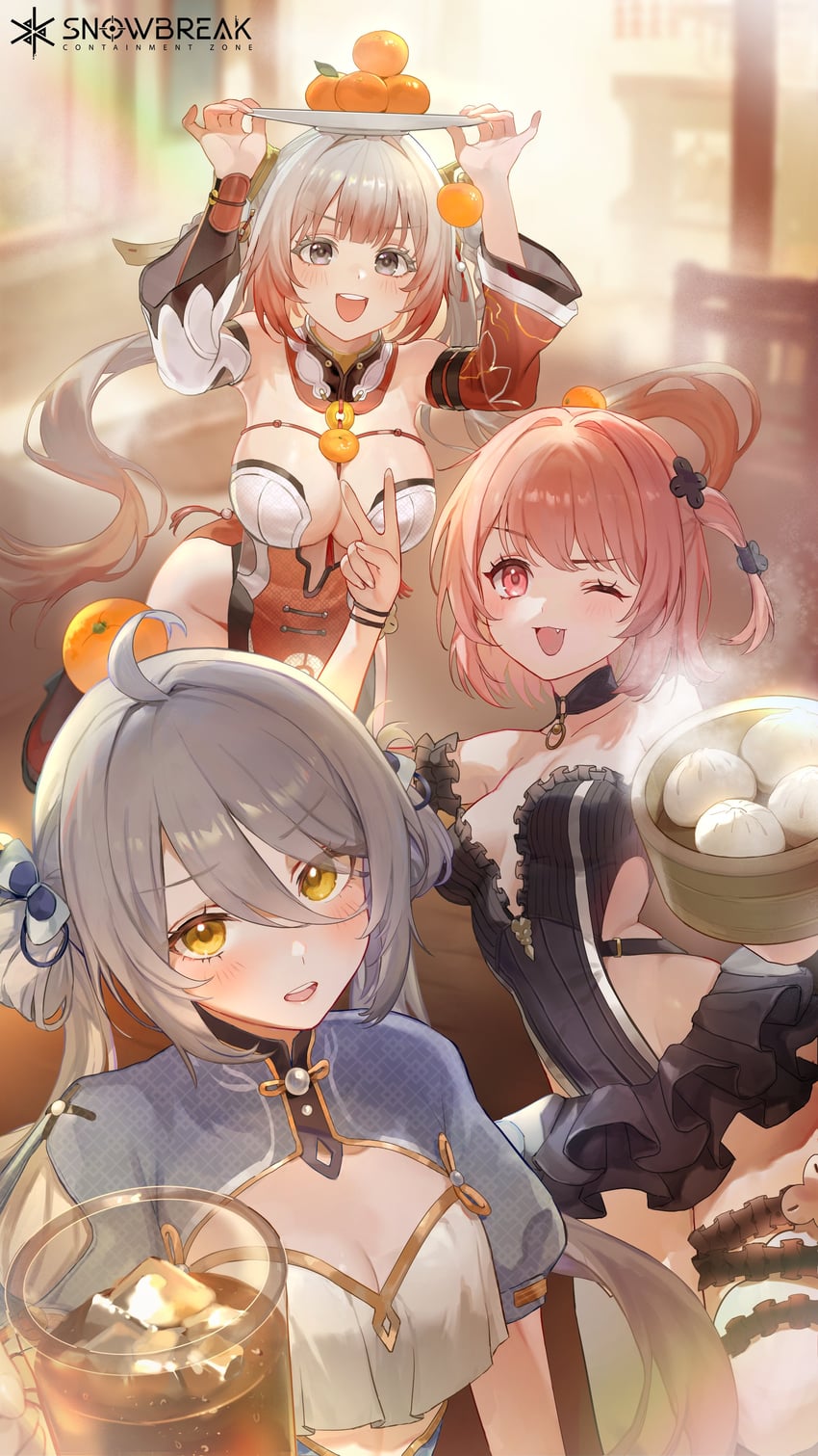 fritia ignis, acacia - kaguya, bubu, and fritia ignis - hush (snowbreak: containment zone)