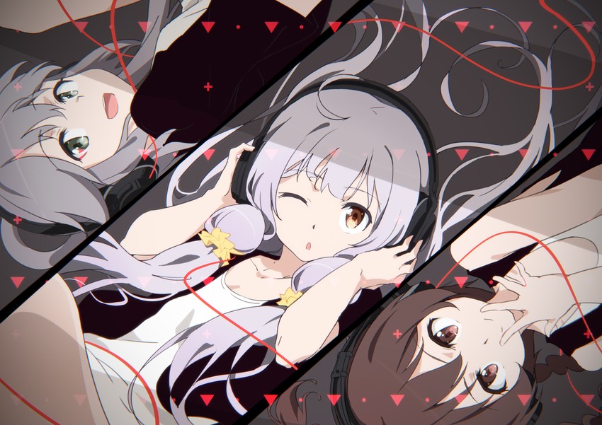 luo tianyi, xingchen, and yuezheng ling (vocaloid and 2 more) drawn by tomato_(lsj44867)