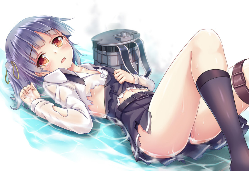 ooshio and ooshio kai ni (kantai collection) drawn by milkshakework