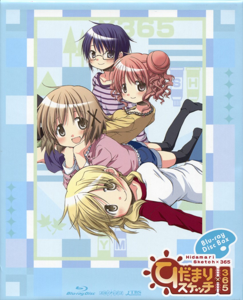 yuno, miyako, hiro, and sae (hidamari sketch) drawn by aoki_ume