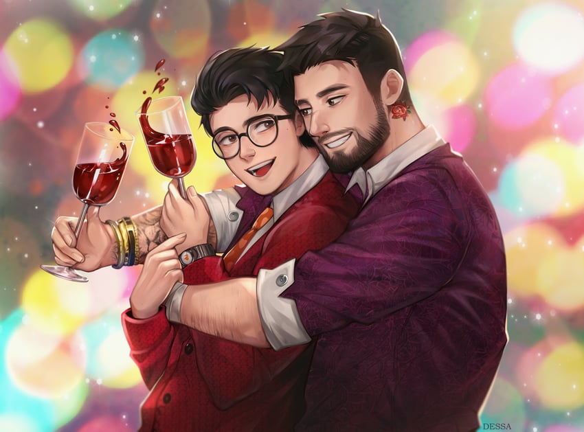 david king and dwight fairfield (dead by daylight) drawn by dessa_nya