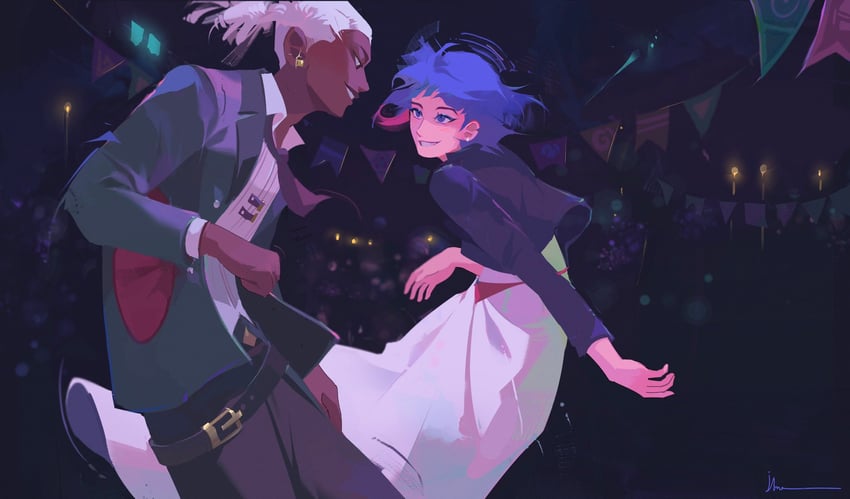 jinx, powder, and ekko (league of legends and 1 more) drawn by jjhoa
