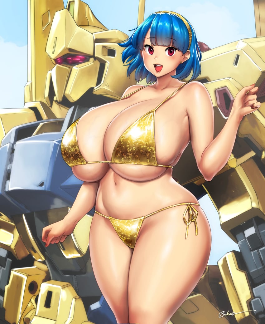 rina atherina and hyaku shiki (original and 2 more) drawn by erkaz