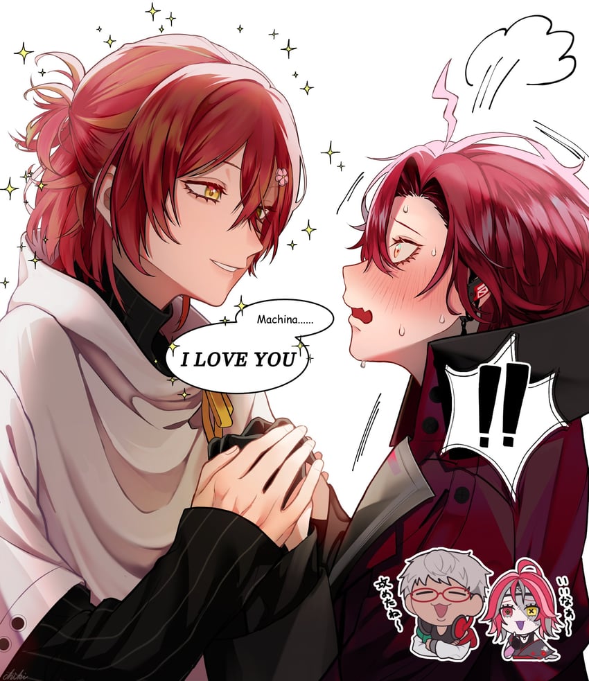 kureiji ollie, machina x flayon, hanasaki miyabi, and arurandeisu (hololive and 3 more) drawn by m_chikih