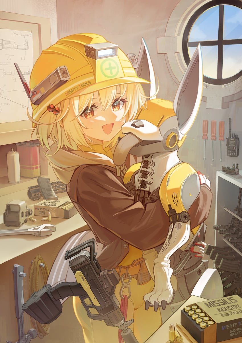 liter and volt (goddess of victory: nikke) drawn by ramube