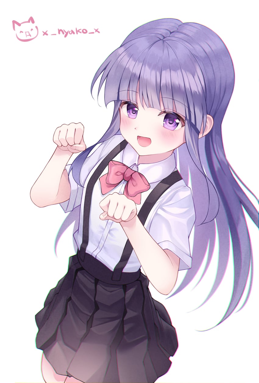 furude rika (higurashi no naku koro ni) drawn by nyako_(x_nyako_x)