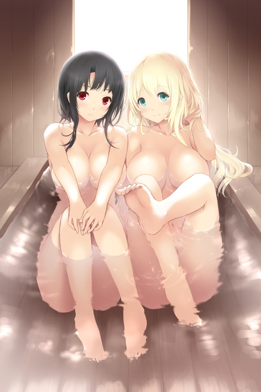 atago and takao (kantai collection) drawn by cait_aron