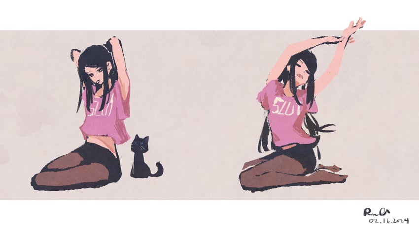 jill stingray and fore (va-11 hall-a) drawn by rnna