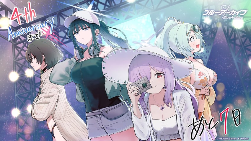saori, atsuko, hiyori, and misaki (blue archive) drawn by sergei_(pattundo)
