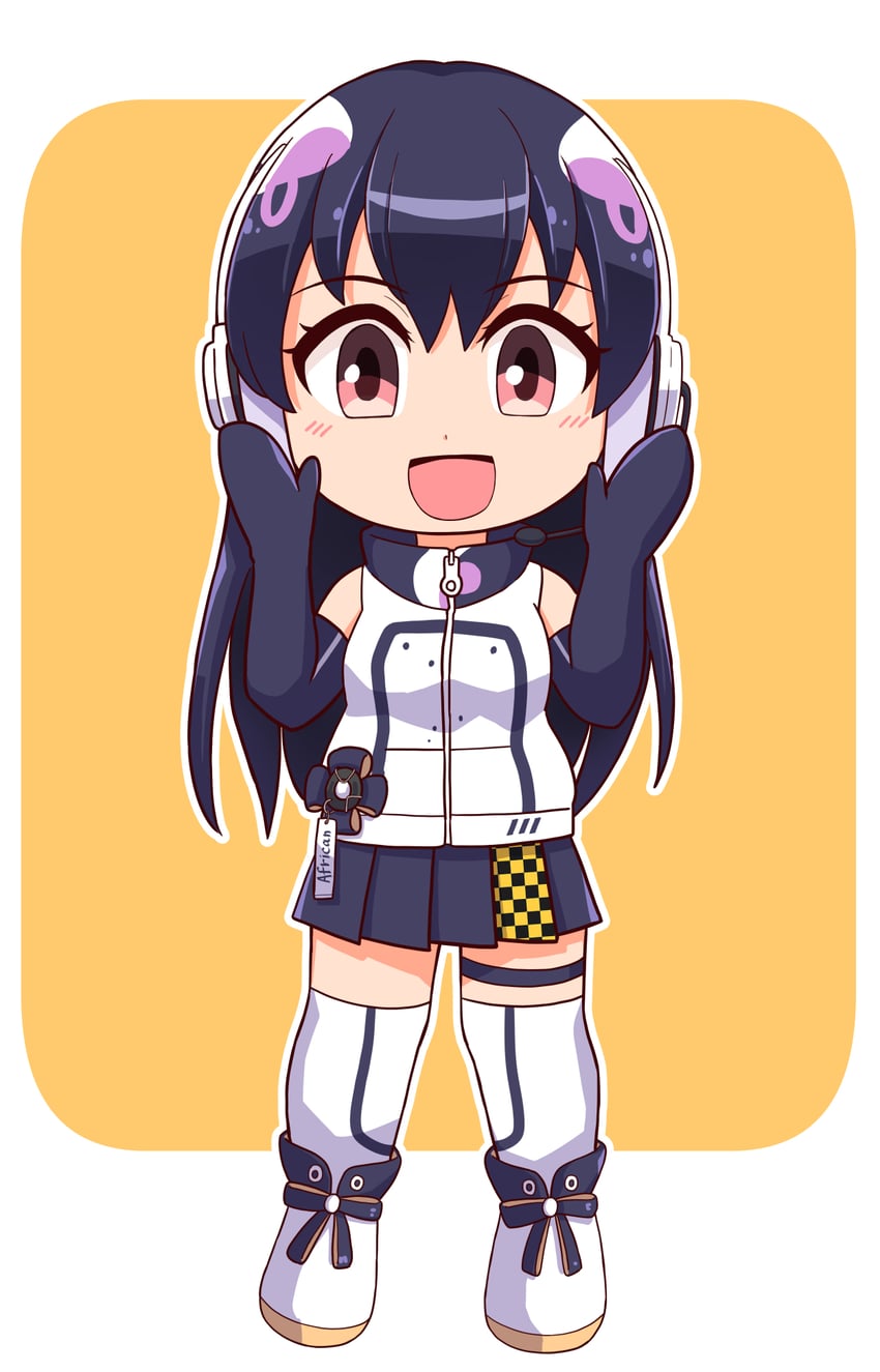 african penguin (kemono friends and 1 more) drawn by rakugaki_arai
