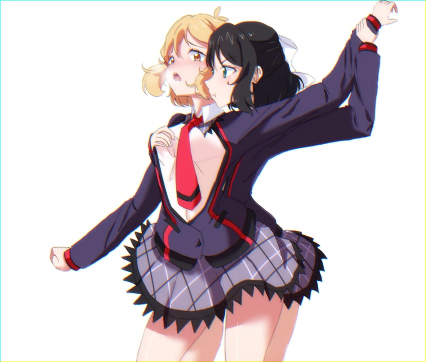 tachibana hibiki and kohinata miku (senki zesshou symphogear and 1 more) drawn by user_twkk8354