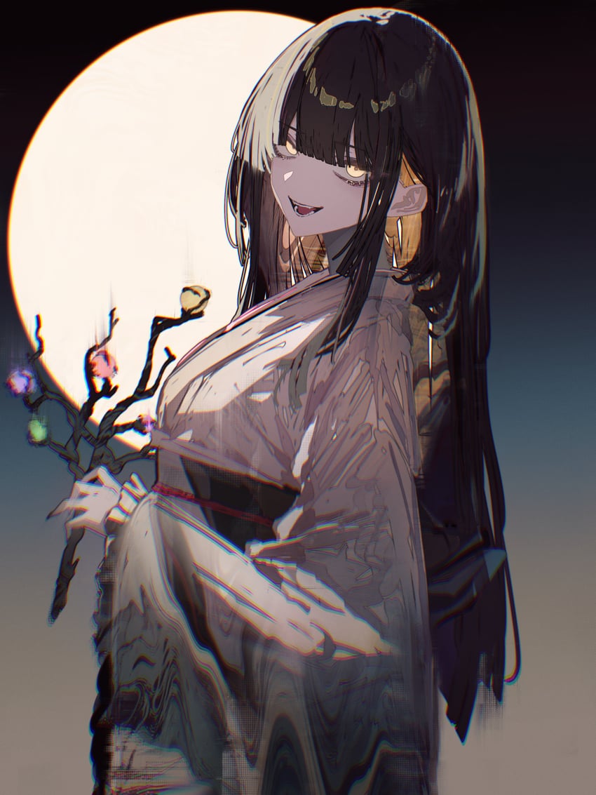 houraisan kaguya (touhou and 1 more) drawn by vxdrq
