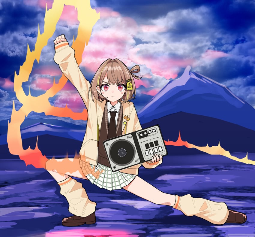 sendo yuuhi and yngwie malmsteen (vspo! and 3 more) drawn by goten_(510gensoku)