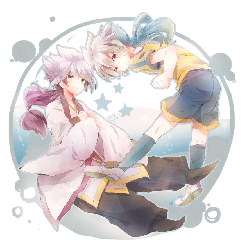 hakuryuu (inazuma eleven and 2 more) drawn by sugino_(patrassyar)