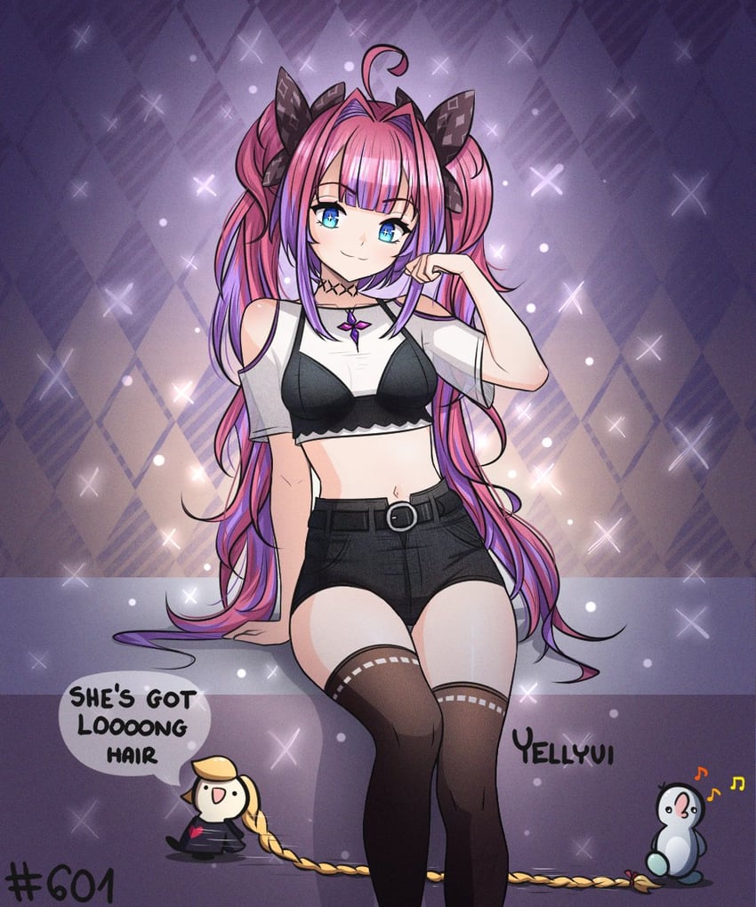 kikirara vivi (hololive and 1 more) drawn by yellyvi