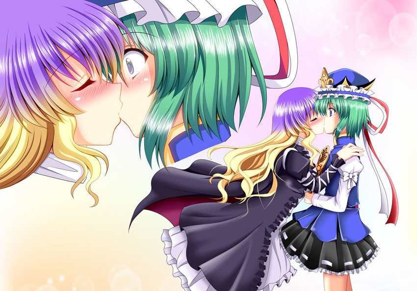hijiri byakuren and shiki eiki (touhou) drawn by ougi_(ihayasaka)