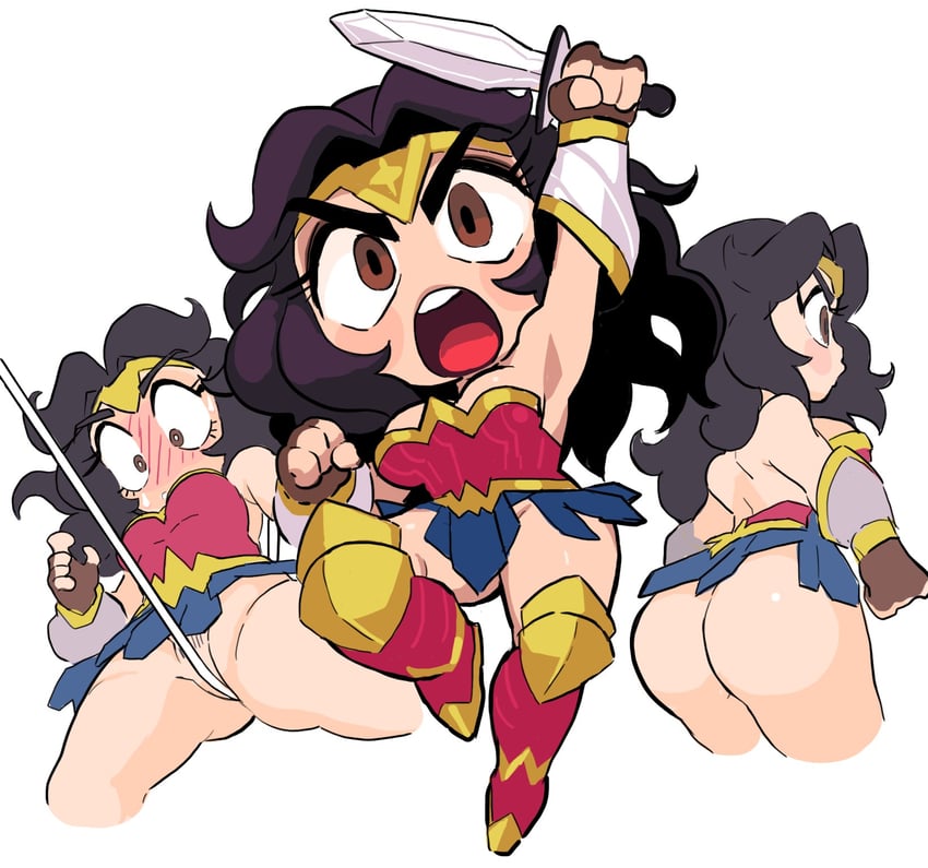 wonder woman (dc comics and 1 more) drawn by gashi-gashi