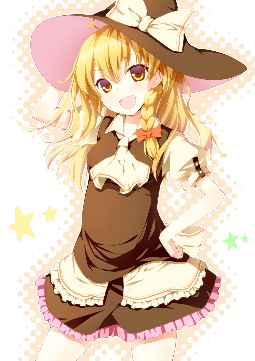 kirisame marisa (touhou and 1 more) drawn by dabadhi