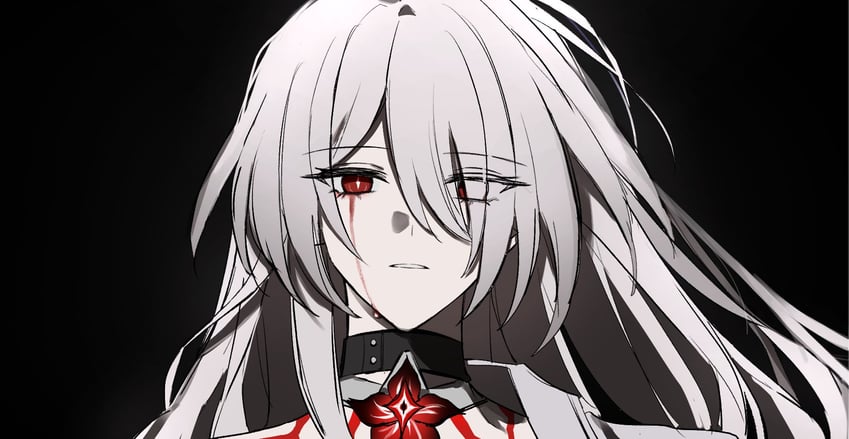 acheron (honkai and 1 more) drawn by owo_spinach