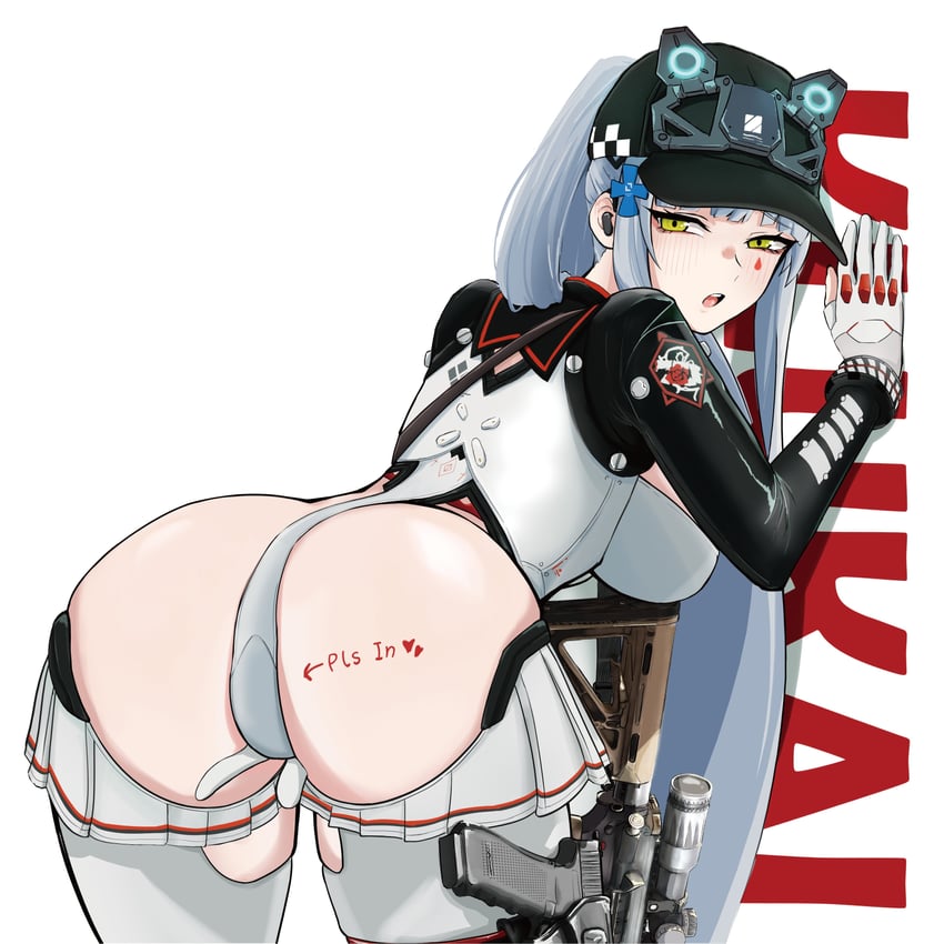 hk416 and klukai (girls' frontline and 1 more) drawn by jian_(ntd_ak12)