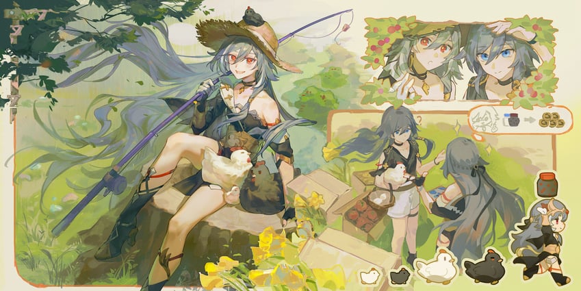 fu hua and herrscher of sentience (honkai and 1 more) drawn by xiaoxiaoanye