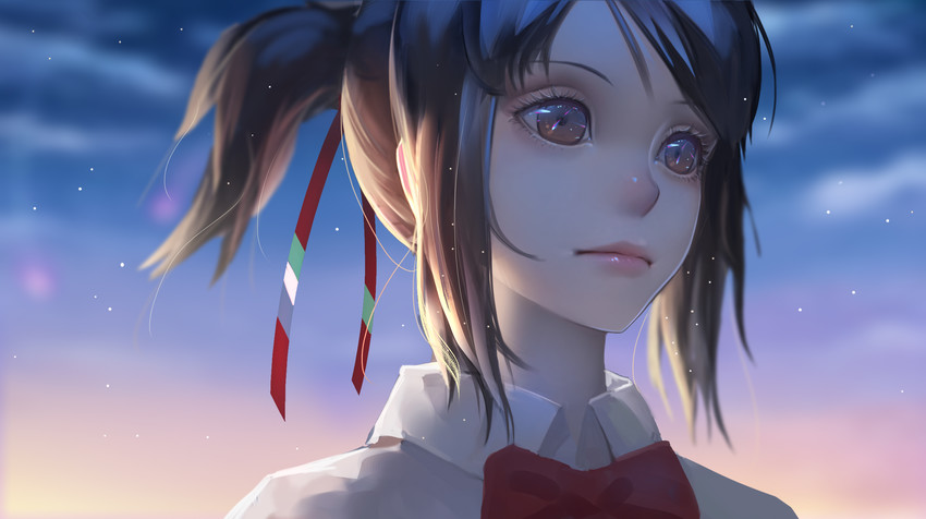 miyamizu mitsuha (kimi no na wa.) drawn by scorpionfish