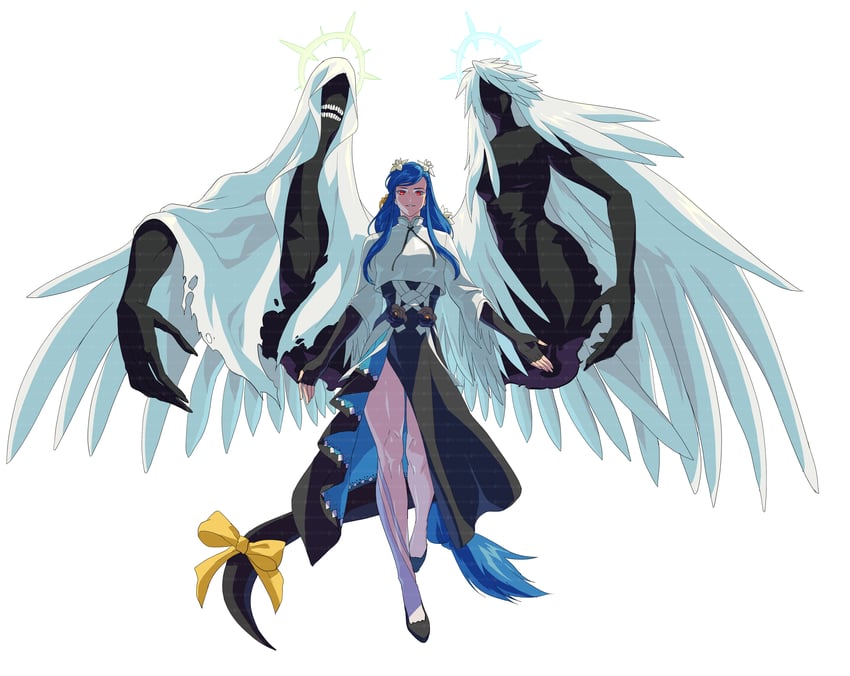 dizzy, necro, undine, and queen dizzy (guilty gear and 1 more) drawn by ashensol